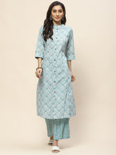 Printed Cotton Kurta Set